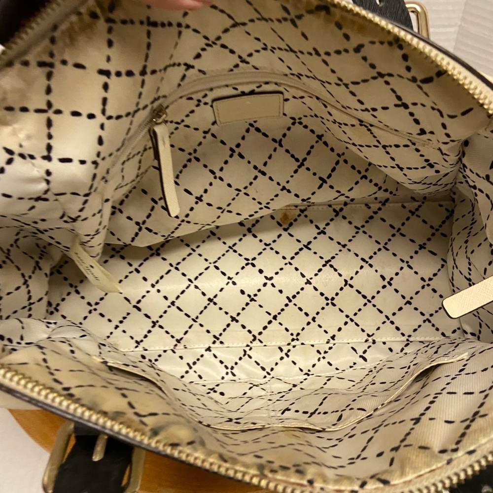 Kate Spade Cream Color Block Handbag - Picture 9 of 14